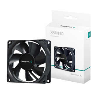 DeepCool XFAN 80mm Case Fan - Black | Randcore