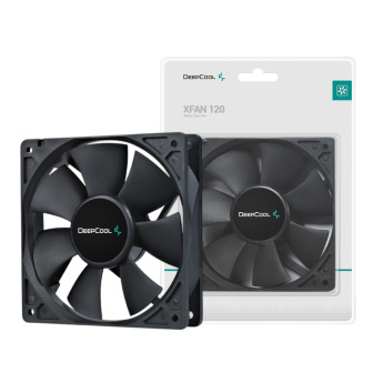 DeepCool XFAN 120mm Case Fan - Black | Randcore