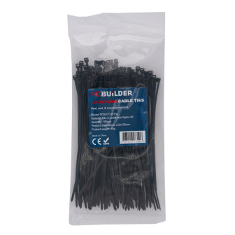 PCBuilder LOCKDOWN 150mm Cable Ties (100 pcs) - Black | Randcore