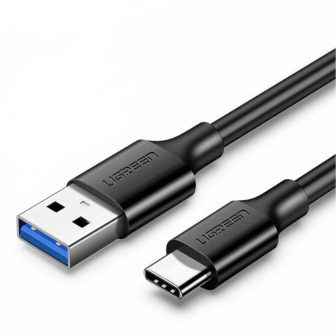 UGREEN Type-C to USB 3.0 Cable 1m – Fast Charging 3A, 5Gbps Sync – Black | Randcore