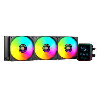 PCBuilder BLIZZARD FREEZE 360mm AIO ARGB Liquid CPU Cooler - Black | Randcore