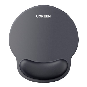 UGREEN LP668 Ergonomic Mousepad with Wrist Rest (220 x 245 mm) - Black | Randcore