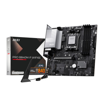 MSI PRO B840M-P Wi-Fi 6E AMD AM5 MATX Gaming Motherboard | Randcore