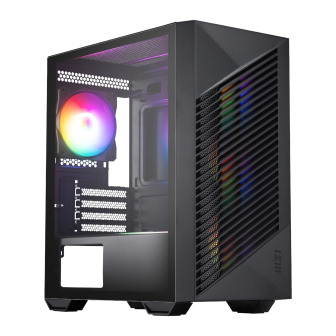 MSI PRO FORGE M050A Micro-ATX Gaming Chassis - Black | Randcore