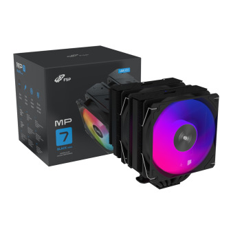 FSP MP7-BA 120mm PWM ARGB CPU Air Cooler - Black | Randcore