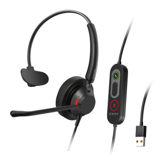 WINX CALL Pro 2 Mono AI Noise Cancelling Headset | Randcore