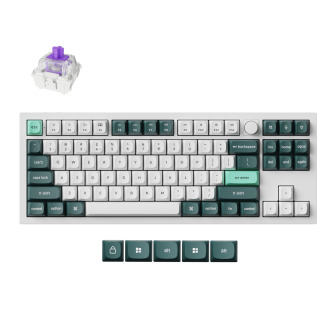 Keychron Q3 HE QMK 80% Wireless Custom Mechanical Keyboard (Nebula Switch) - Shell White | Randcore